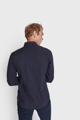 BS Sulayman Casual Slim Fit Skjorta - Navy