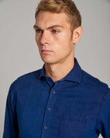 BS Norris Casual Slim Fit Skjorta - Indigo