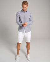 BS Alonso Casual Slim Fit Skjorta - Blue/White