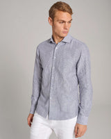 BS Alonso Casual Slim Fit Skjorta - Blue/White