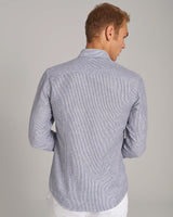 BS Alonso Casual Slim Fit Skjorta - Blue/White