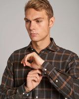 BS Leclerc Casual Slim Fit Skjorta - Brown