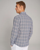 BS Vettel Casual Slim Fit Skjorta - Blue
