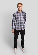BS Kalas modern fit Skjorta - Blue