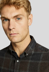 BS Stavanger casual modern fit Skjorta - Charcoal