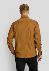 BS Oslo casual modern fit Skjorta - Camel