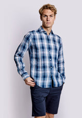 BS Leganés Casual Modern Fit Skjorta - Blue