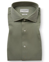 BS Rice Slim Fit Skjorta - Green