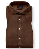 BS Brisbane Casual Modern Fit Skjorta - Toffee