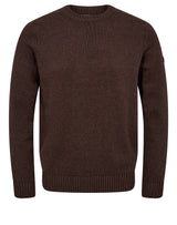 BS Azure Regular Fit Stickat - Brown