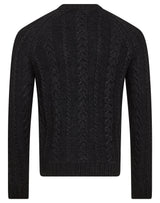 BS Nako Regular Fit Stickat - Charcoal