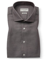 BS Goran Slim Fit Skjorta - Brown