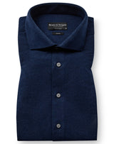 BS Brush Casual Modern Fit Skjorta - Blue