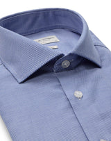 BS Musetti Slim Fit Skjorta - Dark Blue