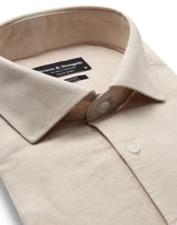 BS Antonelli Casual Modern Fit Skjorta - Sand
