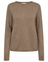 BS Ophelia Regular Fit Stickat - Brown