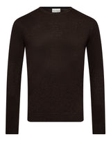 BS Jupiter Regular Fit Stickat - Dark Brown