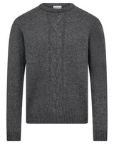 BS Tormod Regular Fit Stickat - Grey