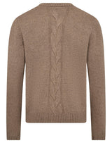 BS Tormod Regular Fit Stickat - Brown