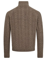 BS Askel Regular Fit Stickat - Brown