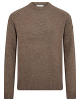 BS Baldor Regular Fit Stickat - Brown