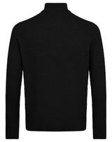 BS Waldis Regular Fit Stickat - Black