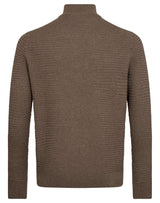 BS Waldis Regular Fit Stickat - Brown