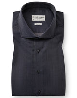 BS Gray Slim Fit Skjorta - Navy