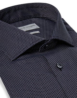 BS Gray Slim Fit Skjorta - Navy