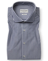 BS Rodriguez Slim Fit Skjorta - Navy/White