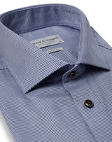 BS Seager Slim Fit Skjorta - Dark Blue