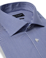 BS Yordan Modern Fit Skjorta - Dark Blue/White