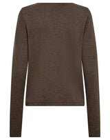 BS Ophelia Regular Fit Stickat - Dark Brown
