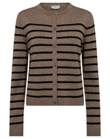 BS Kjersti Regular Fit Stickat - Brown/Black