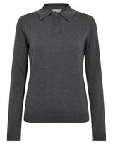 BS Eirin Regular Fit Stickat - Dark Grey
