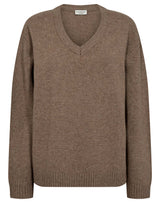 BS Lina Regular Fit Stickat - Brown