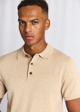 BS Baldo Regular Fit Pikétröja - Beige