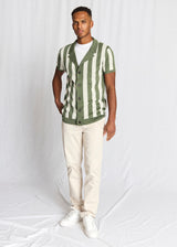 BS Romeo Regular Fit Pikétröja - Green/White
