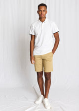 BS Delos Regular Fit Pikétröja - White