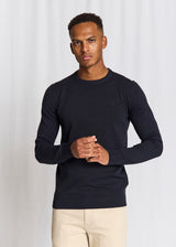BS Jupiter Regular Fit Stickat - Navy