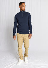 BS Ilario Regular Fit Stickat - Thunder