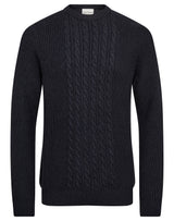 BS Adriano Regular Fit Stickat - Navy
