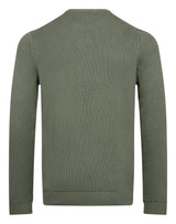 BS Raffaele Regular Fit Stickat - Green