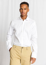 BS Buric Slim Fit Skjorta - White