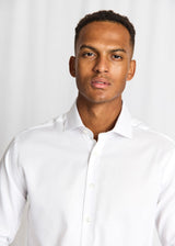 BS Buric Slim Fit Skjorta - White