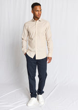 BS Maqueda Slim Fit Skjorta - Sand