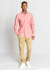 BS Reinkind Slim Fit Skjorta - Dusty Clay
