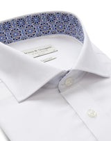 BS Albin Slim Fit Skjorta - White