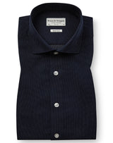 BS Hansen Slim Fit Skjorta - Navy