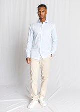 BS Bannour Modern Fit Skjorta - Light Blue/White